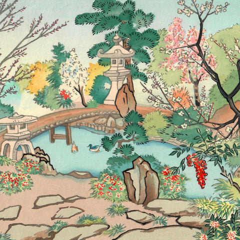 Chiura Obata, "Early Spring"