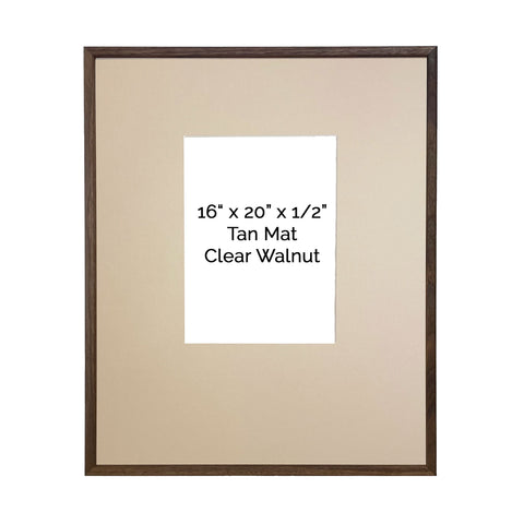 Classic Wood, Solid Walnut Custom Frame