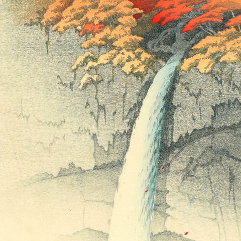 Hasui Kawase, "Kegon Falls, Nikko"