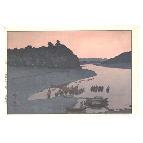 Hiroshi Yoshida, "Kiso River"