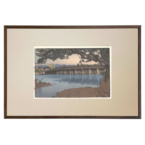 Hiroshi Yoshida, "Seta Bridge"