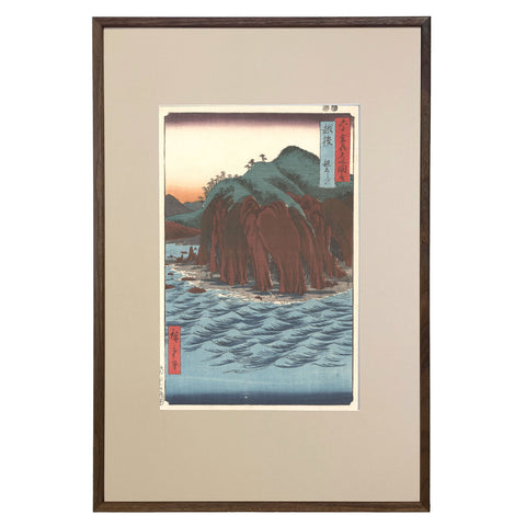 Utagawa (Ando) Hiroshige, "Echigo Province: Oyashirazu"