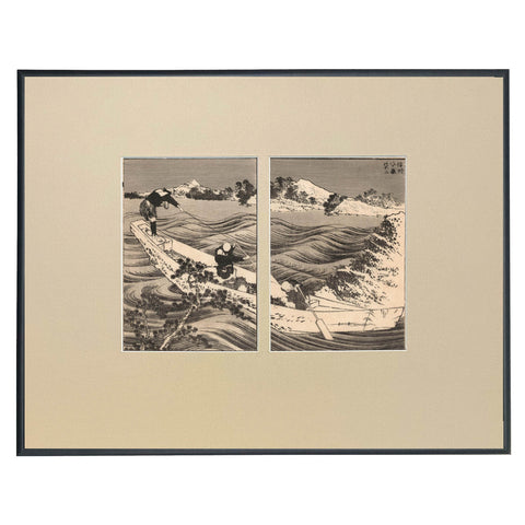 Katsushika Hokusai, "Fuji and Yatsugatake in Shinshu"