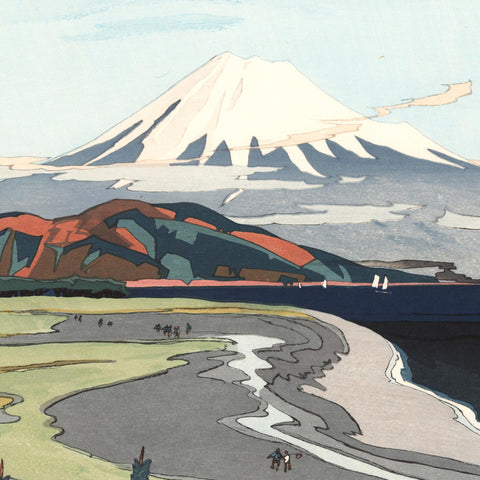 Ishikawa Toraji, "Fuji from Miho in Spring"