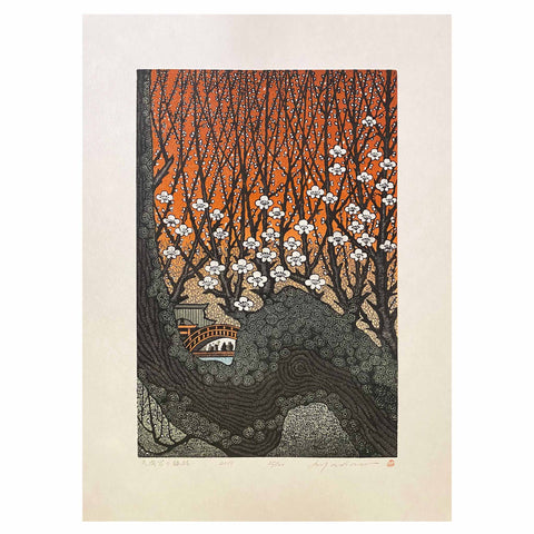 Rei Morimura, "Plum Blossoms at Tenmangu, Kameido"