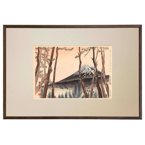 Tomikichiro Tokuriki, "Fuji from Harajuku"