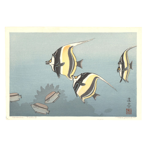 Toshi Yoshida, "Hawaiian Fishes B" (PS)