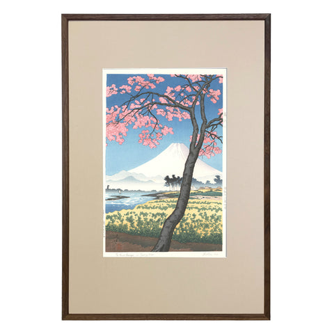 Tsuchiya Koitsu, "Banyu River, Spring"