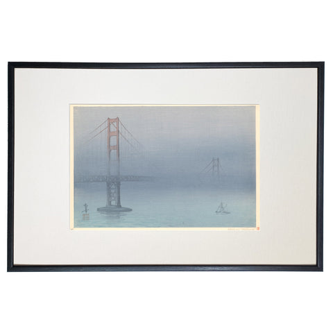 Tsuruoka Kakunen, "Golden Gate Bridge in Fog"