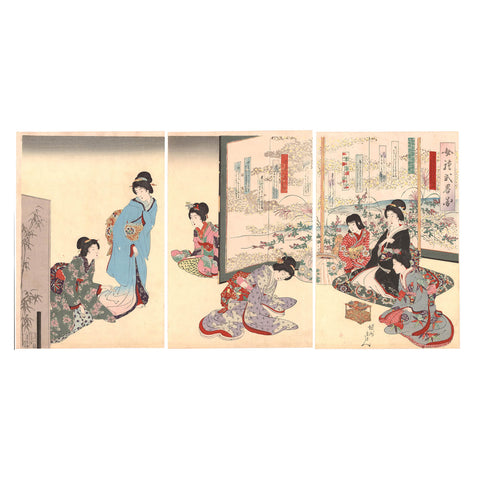 Toyohara Chikanobu, "Onnareishiki"