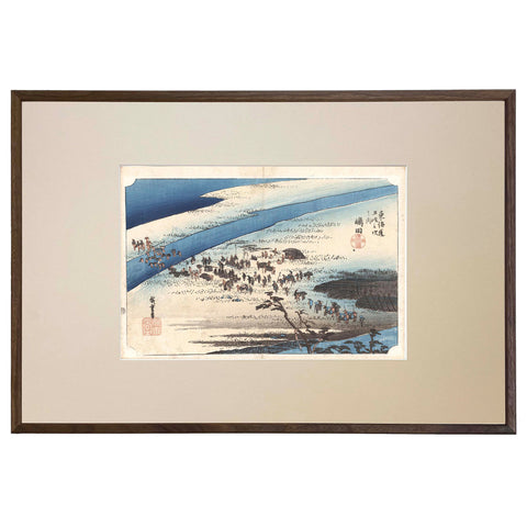 Utagawa (Ando) Hiroshige, "Station 23: Shimada"