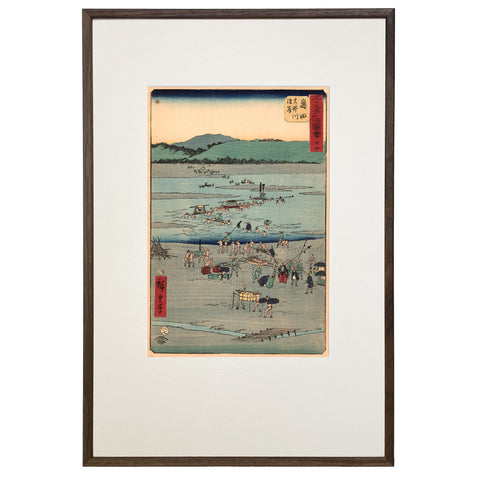 Utagawa (Ando) Hiroshige, "Station 23: Shimada"