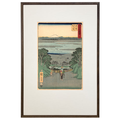 Utagawa (Ando) Hiroshige, "Station 24: Kanaya"