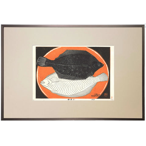 Shiro Kasamatsu, "Two Fish, Karei"