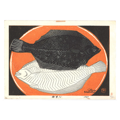 Shiro Kasamatsu, "Two Fish, Karei"