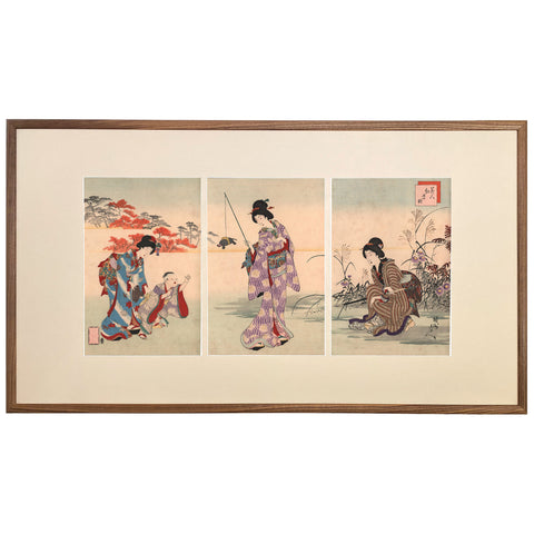 Toyohara Chikanobu, "Hojoe, Autumn"