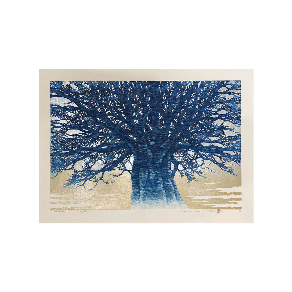 NEW限定品 並木一 版画 Tree scene２９Ｂ - 美術品