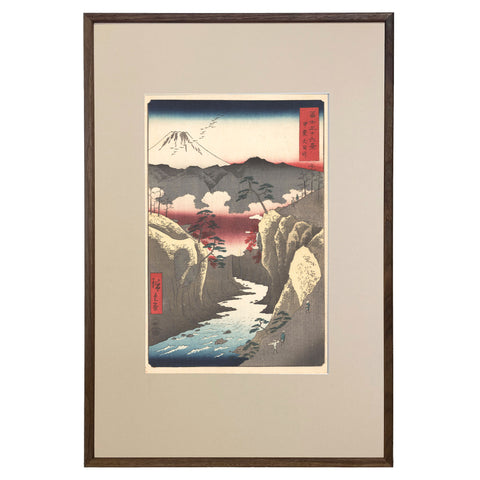 Utagawa (Ando) Hiroshige, "Inume Pass, Kai"