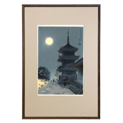 Benji Asada, "Kiyomizu Temple in Moonlight"