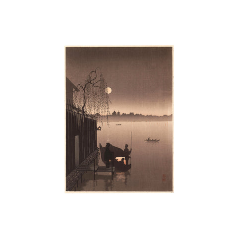 Eijiro Kobayashi, "Evening Cool on the Sumida"