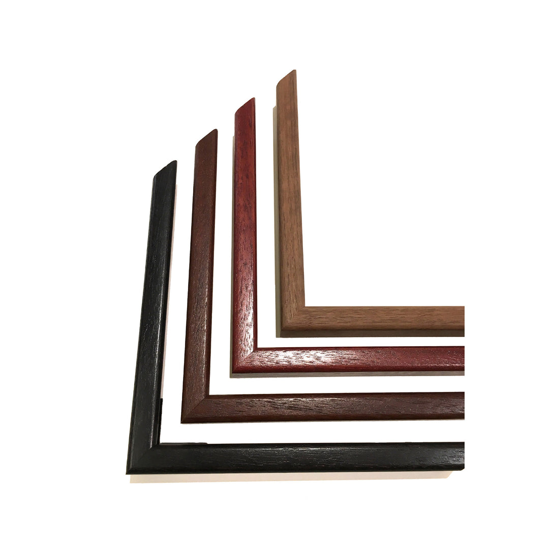 Classic Wood, Solid Walnut Custom Frame – Tokaido Arts