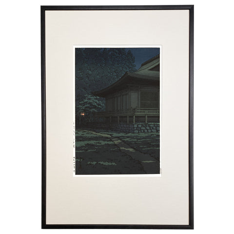 Hasui Kawase, "Moonlight in Sanzen-in, Kyoto"