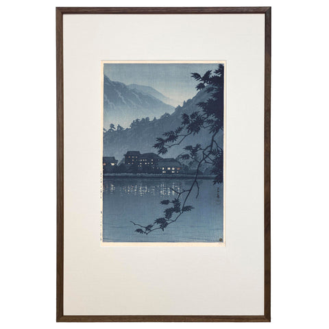 Hasui Kawase, "Yumoto Spa, Nikko"