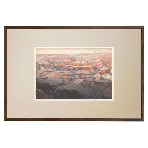 Hiroshi Yoshida, "Grand Canyon"