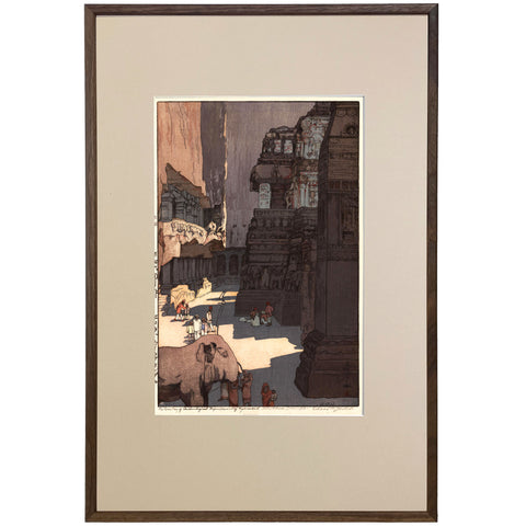 Hiroshi Yoshida, "Kailasa Temple, Elora"