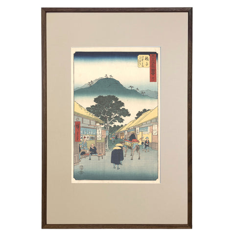 Utagawa (Ando) Hiroshige, "Station 20: Mariko"