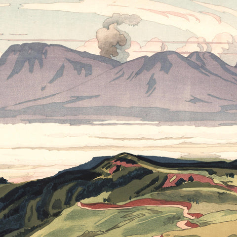 Ishikawa Toraji, "Mount Aso"