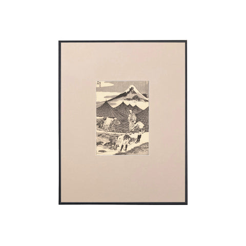 Katsushika Hokusai, "Farmhand of Fuji in Kai Province"