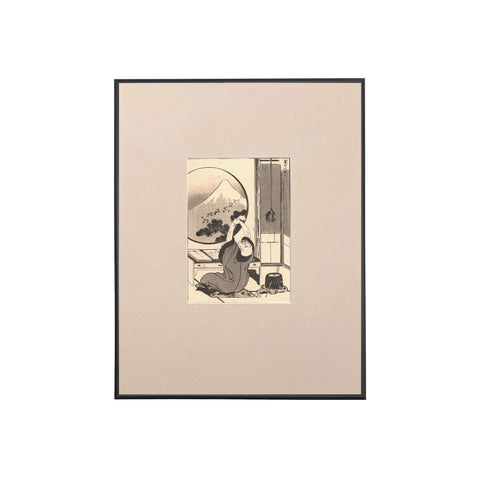 Katsushika Hokusai, "Fuji in a Window"