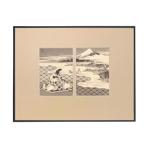 Katsushika Hokusai, "Fuji of Letters"
