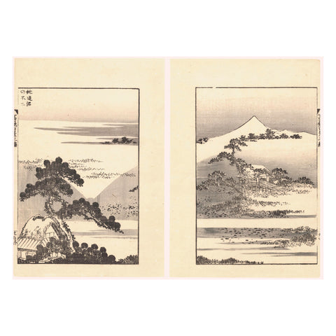 Katsushika Hokusai, "Fuji from Snake-Chasing Swamp"