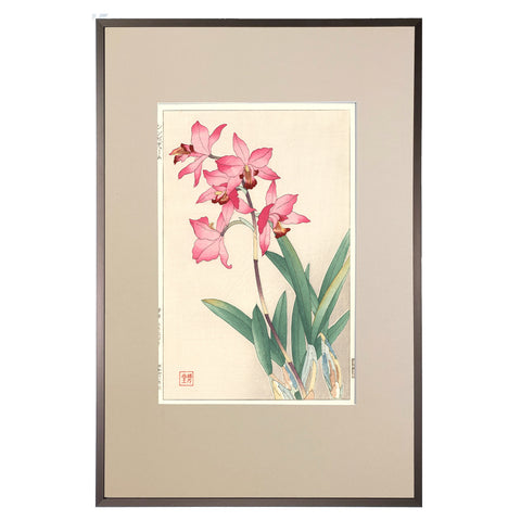 Kawarazaki Shodo, "Orchids"