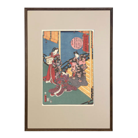 Utagawa Kunisada II, "No. 5: Life of Buddha"