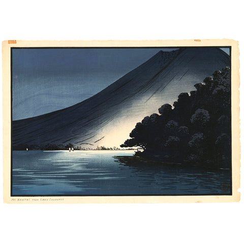 Lilian Miller, "Mount Nantai from Lake Chuzenji"