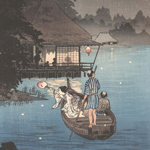 Takahashi Hiroaki (Shotei), "Catching Fireflies"