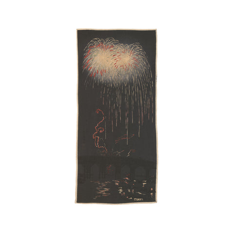 Takahashi Hiroaki (Shotei), "Fireworks at Ryogoku"