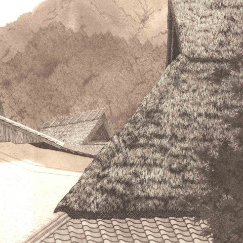Tanaka Ryohei, "Miyama Roofs, No. 2"