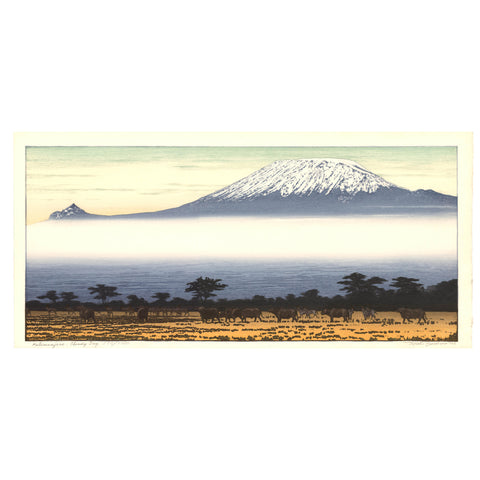 Toshi Yoshida, "Kilimanjaro, Cloudy Day"