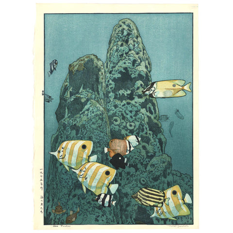 Toshi Yoshida, "Sea Fishes" (PS)