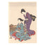 Toyohara Chikanobu, "Okushiage (Dressing Hair)"