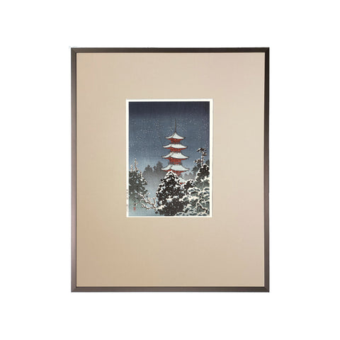 Tsuchiya Koitsu, "Five Story Pagoda, Nikko"