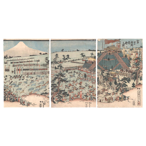 Utagawa Sadahide, "Fuji no Makigari"
