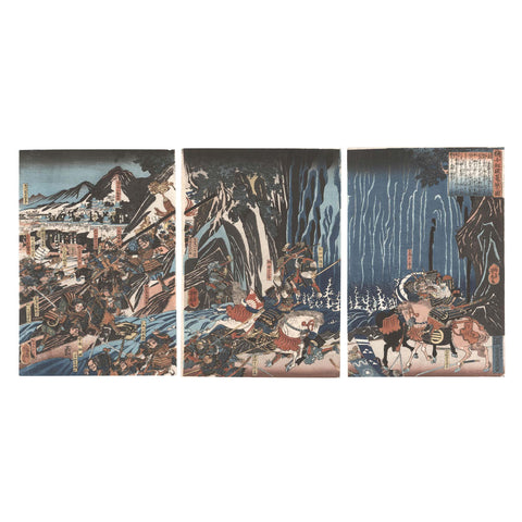 Utagawa Yoshitora, "Kusunoki at the Siege of Chihaya"