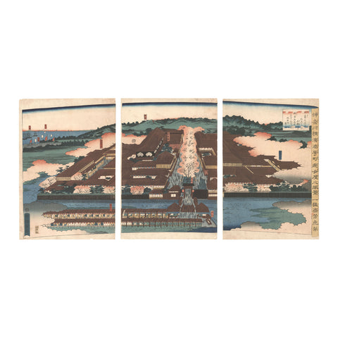 Utagawa Yoshitora, "View of Miyozaki District in Yokohama"