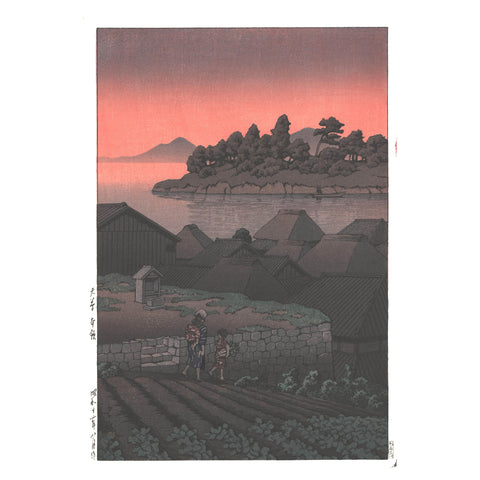 Hasui Kawase, "Amakusa, Honryo"