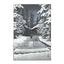 Hasui Kawase, "Konjikido in Snow"